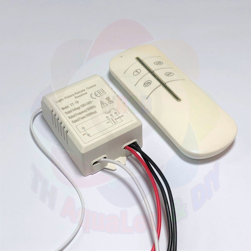 Bộ công tắc điều khiển từ xa bằng Remote 1, 2, 3, 4 kênh 220V cho thiết bị. Khuyến Mãi Tặng kèm pin