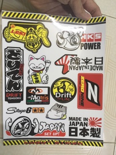 Tem logo japan hks sét up zero nine