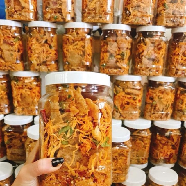 Cơm cháy lắc khô gà