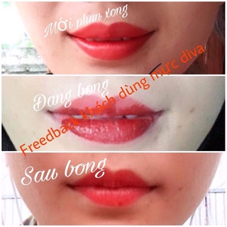 Mực môi đỏ cam , đỏ tươi , hồng
