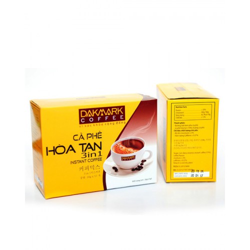 Cà phê Sữa Dakmark - Cà phê hòa tan 3in1