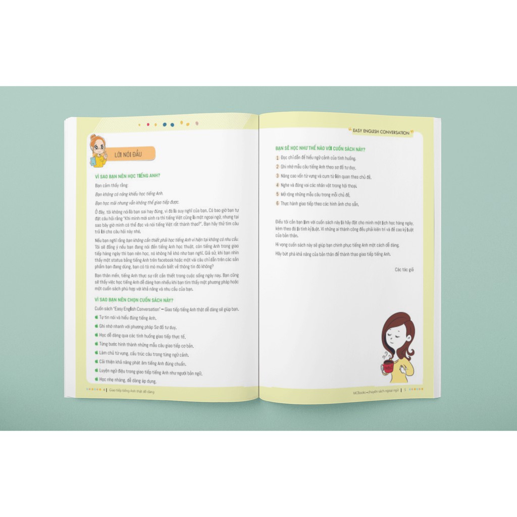 Sách - Easy English Conversation: Giao Tiếp tiếng Anh Thật Dễ Dàng (Học Cùng App MCBOOKS) | BigBuy360 - bigbuy360.vn