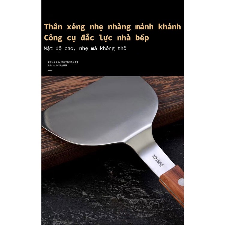 Xẻng Xúc Thịt Làm Bánh Pancake Bằng Sắt Kiểu Nhật Hàn