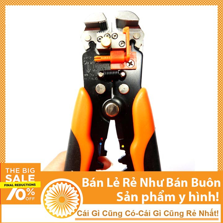 Kìm Tuốt Dây - Bấm Cốt Tự Động Asaki AK-0339 Giá Rẻ