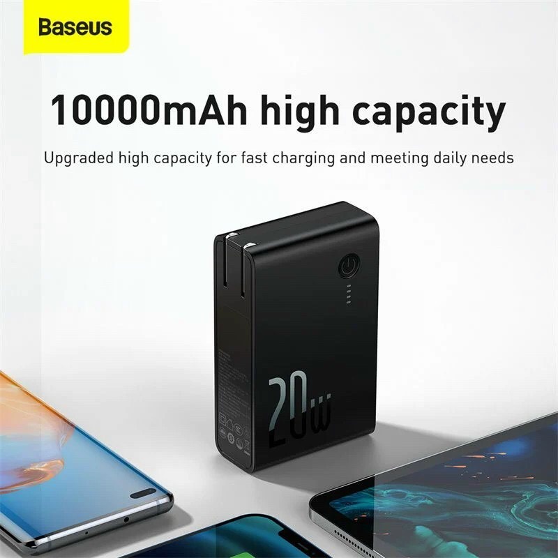 Củ sạc nhanh kiêm sạc pin dự phòng  C+C 10000MAh 45W /Station 2 20W PD/QC3.0 10000mAh/Remax RPP-172