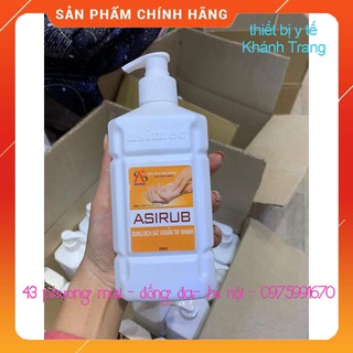 (Gía Sỉ ) Dung dịch sát khuẩn tay nhanh Asirub 500ml (Dùng trong bệnh viện)