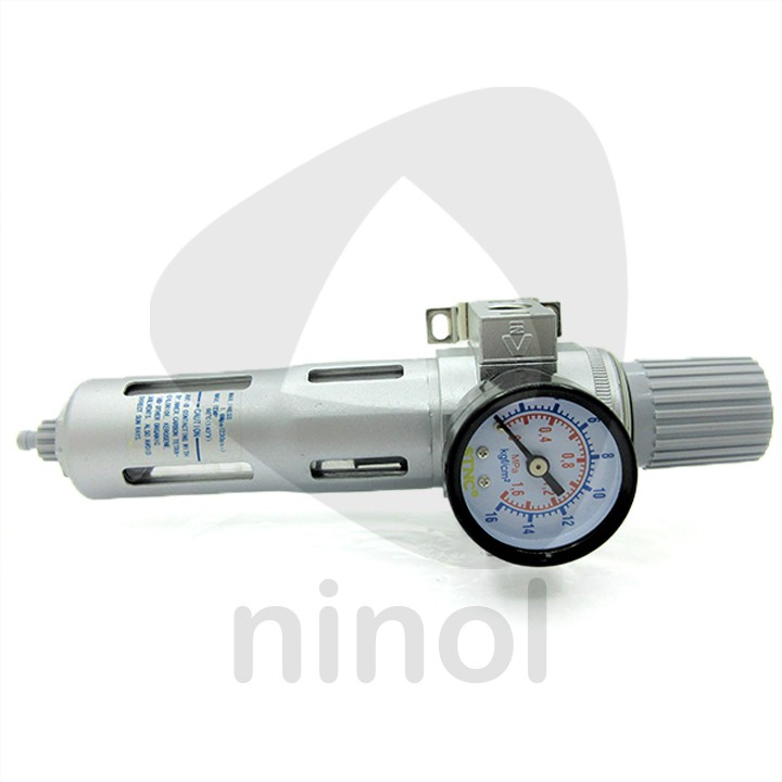 Bộ lọc hơi khí nén có van điều áp STNC kiểu Festo LFR
