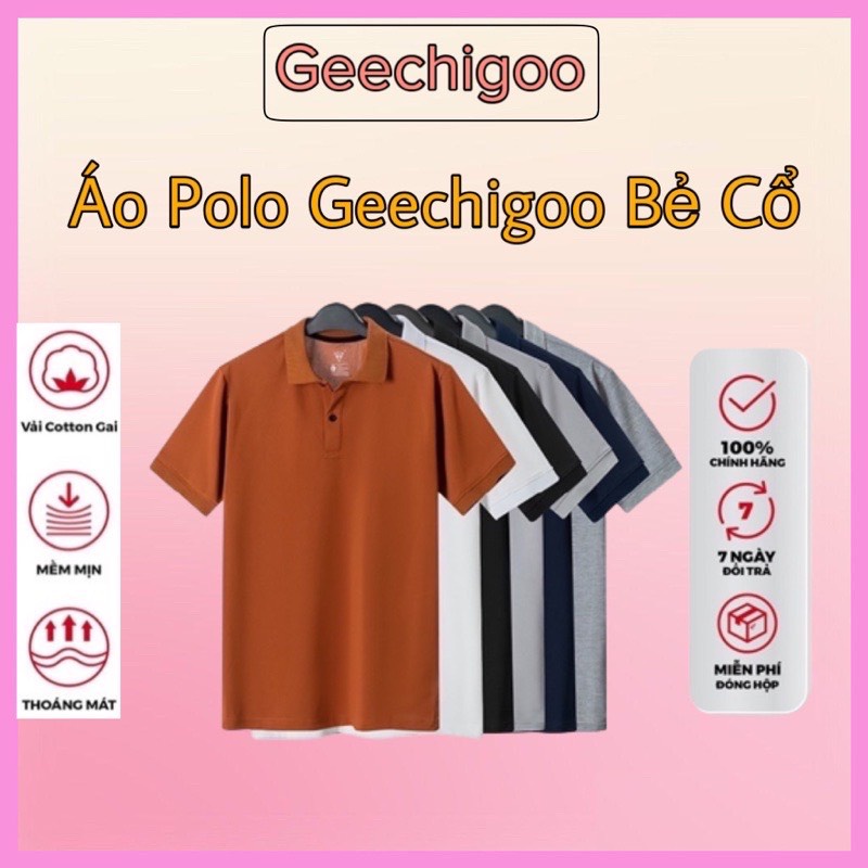 Áo Polo Cặp Nam Nữ Cao Cấp GEECHIGOO ngắn tay Chất Vải 100% Cotton Thoáng Mát Co dãn 4 chiều Hàng Việt Nam Xuất khẩu