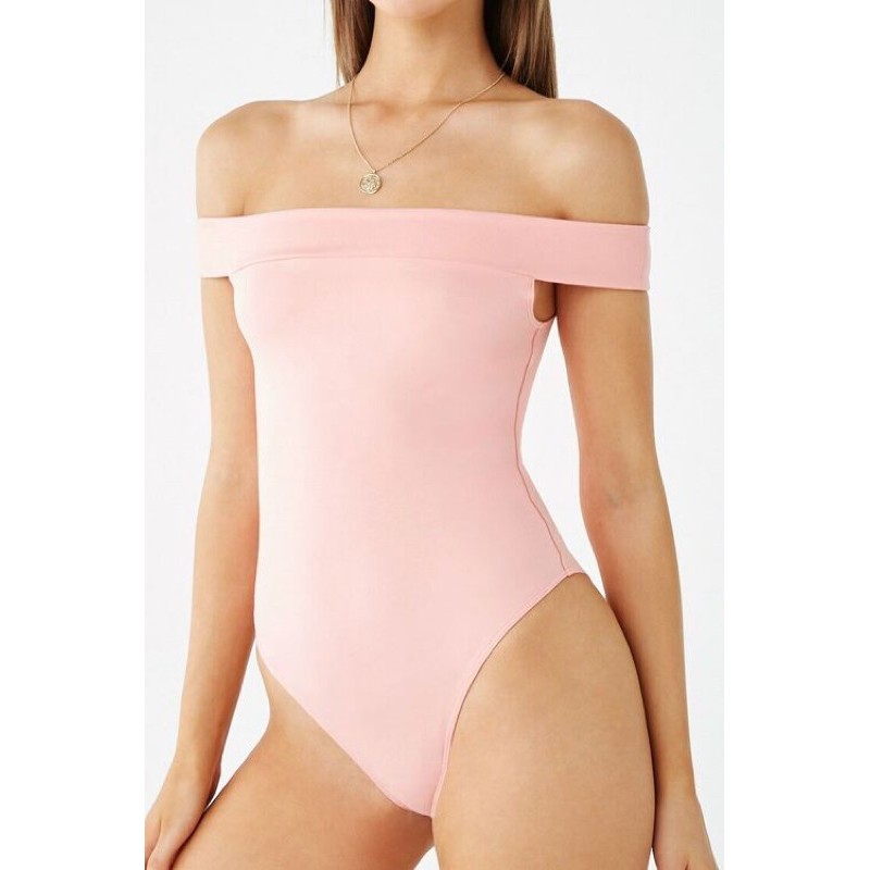 Bodysuit bẹt vai f21 vnxk dư xịn