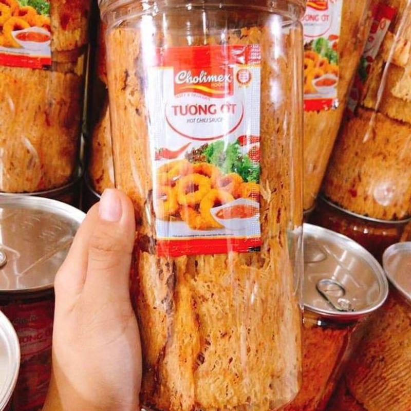 Mực cán tẩm vị