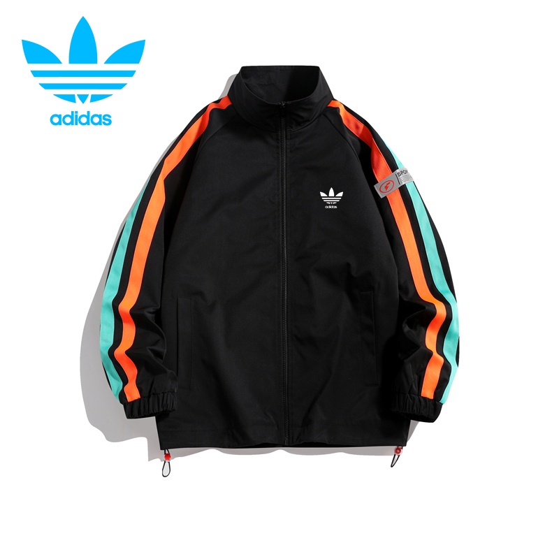 Áo Khoác Thể Thao 3 sọc Bóng Chày Adidas Dáng Rộng Chống Gió Chống Thấm Nước Thời Trang Cho Cặp Đôi áo khoát adidas nam