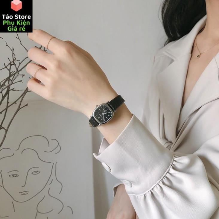Đồng hồ thời trang nữ RATE mặt chữ nhật xinh xắn