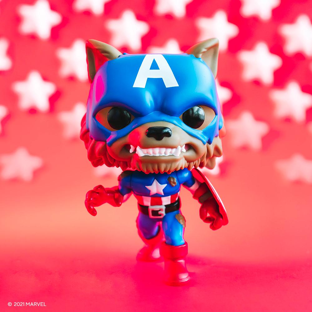 Mô hình đồ chơi Funko Pop Capwolf (Marvel)