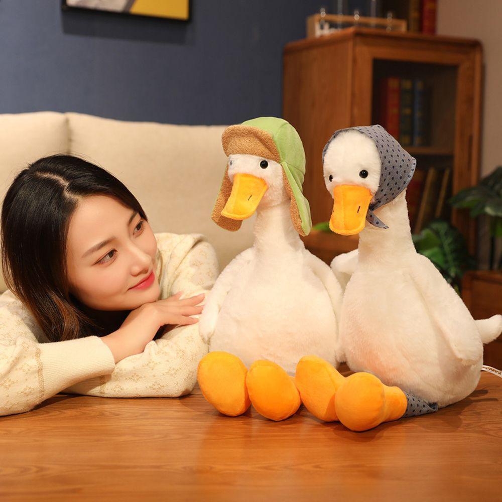 Ngỗng Nhồi Bông Mềm Mại Xinh Xắn