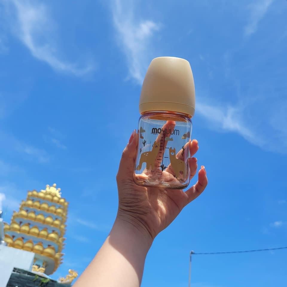 Bình sữa cho bé Moyuum lạc đà Llama PPSU, bình sữa cho trẻ sơ sinh 170ml 270ml - Monnie Kids