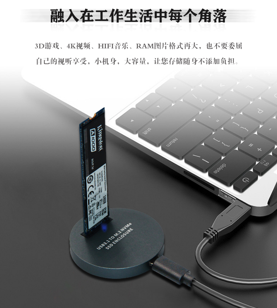 Dây Cáp Sạc Giao Diện Type C Usb3. 1 Gen2 Nhanh Sync 2 Nvme | BigBuy360 - bigbuy360.vn
