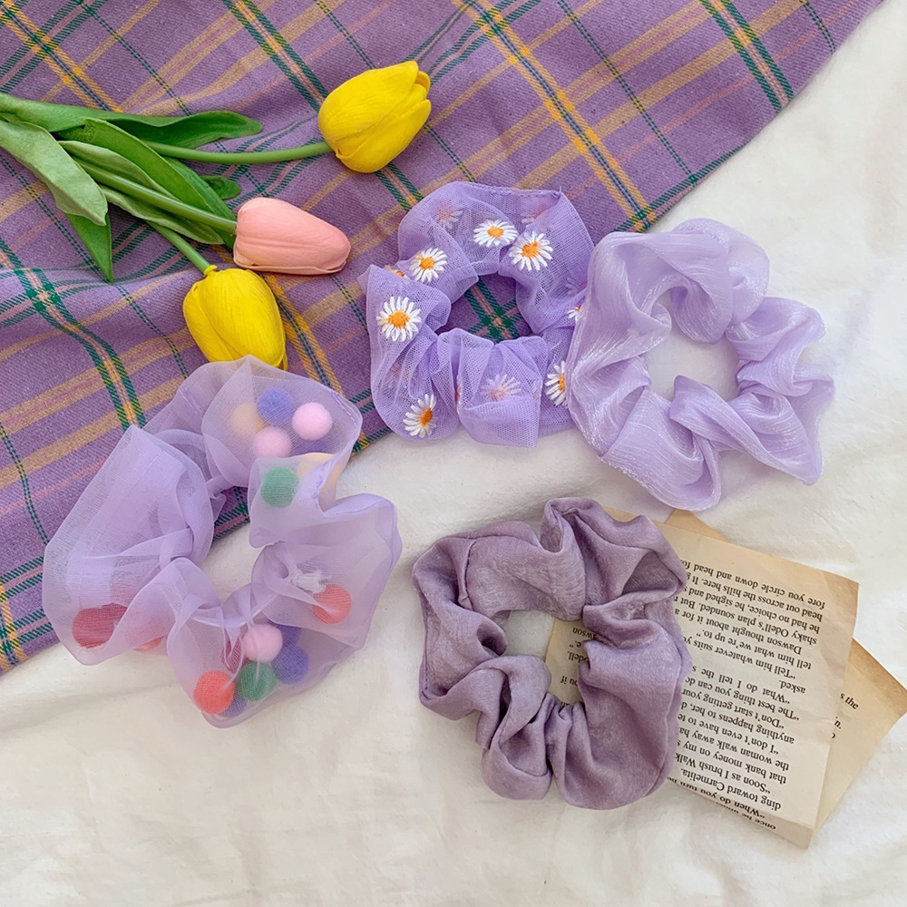 [Mã FASHIONCB232 hoàn tối đa 15K xu đơn 50K] Dây Buộc Tóc Hình Chùm Nho Xinh Xắn Dành Cho Nữ | BigBuy360 - bigbuy360.vn