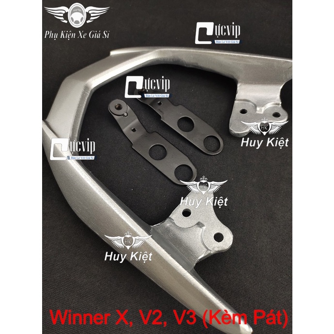 [Rẻ Vô Địch] - (3562) - Cảng Sau Kiểu Spark Gắn Xe Winner X, Winner Nhôm Đúc Sơn Bạc Đẳng Cấp