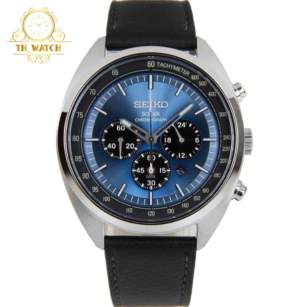 Đồng hồ Nam Seiko Solar Chronograph, kính cứng Hardlex, dây thép không gỉ SSC625P1