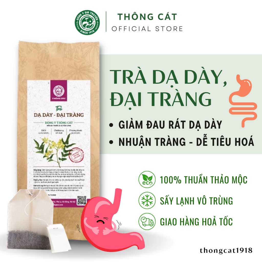 Trà Dạ dày Cho Người Trào Ngược Dạ Dày Thực Quản, Đau Bao Tử, Tá Tràng An Toàn, Hiệu Quả Thông Cát