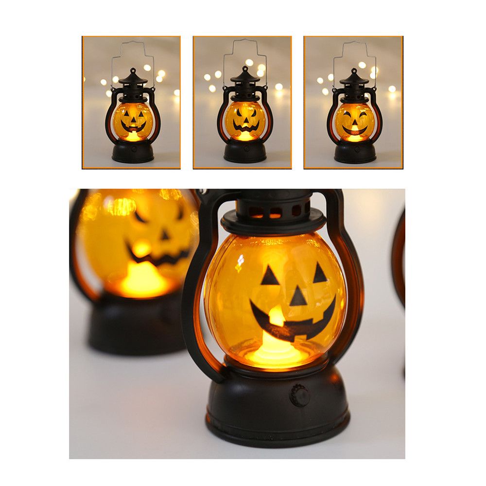 Đèn lồng led hình quả bí ngô dành cho trang trí Halloween