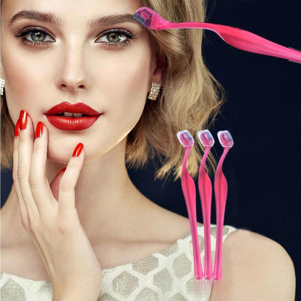[Hàng mới về] Bộ 2 dao tỉa lông mày dễ dùng an toàn chất lượng cao