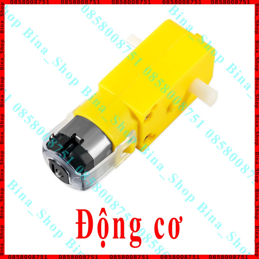 Động cơ mô tơ giảm tốc DC 3V-9V (bánh xe mua riêng)