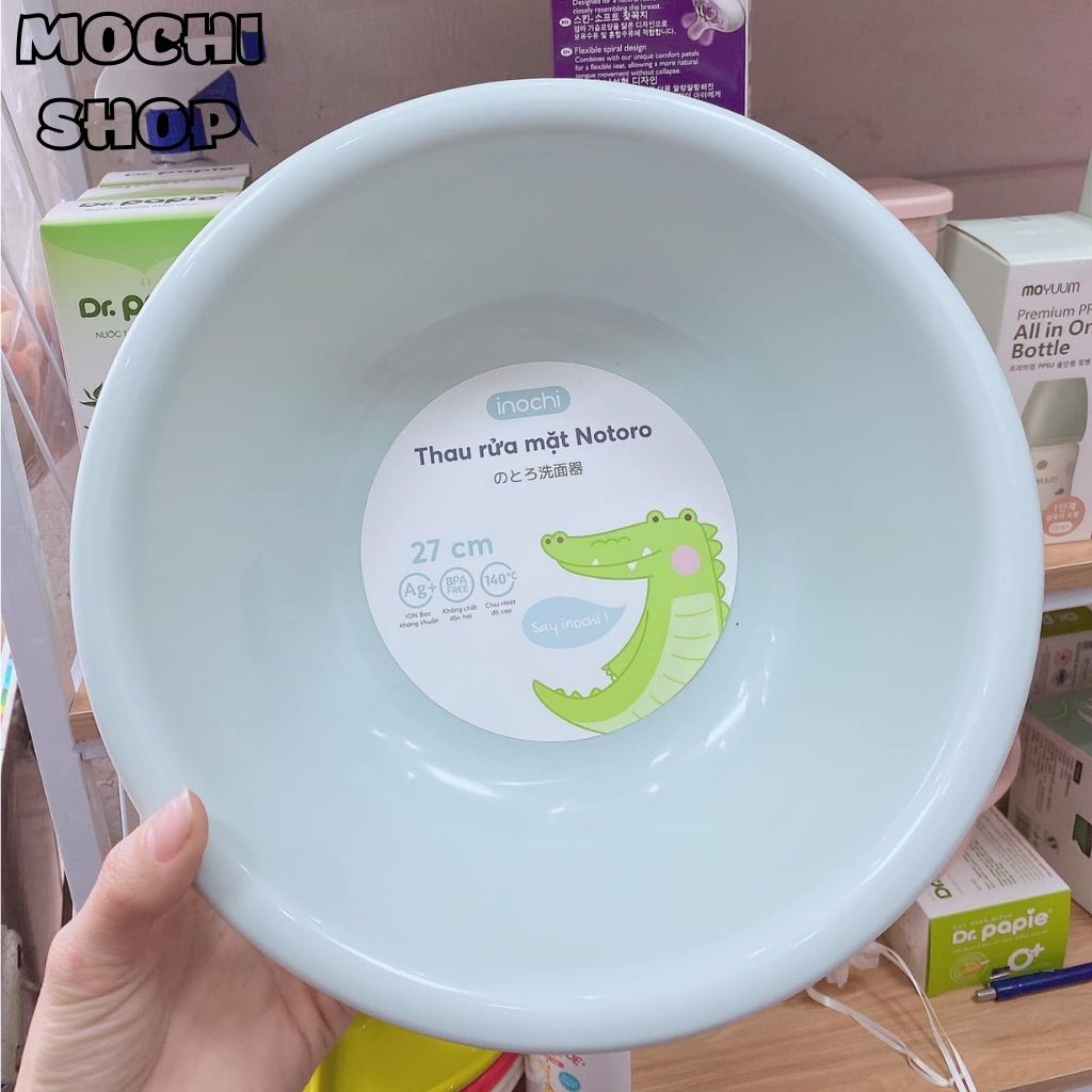 Thau Rửa Mặt Trẻ Em NOTORO Inochi 27cm Nhựa PP Nguyên Sinh An Toàn