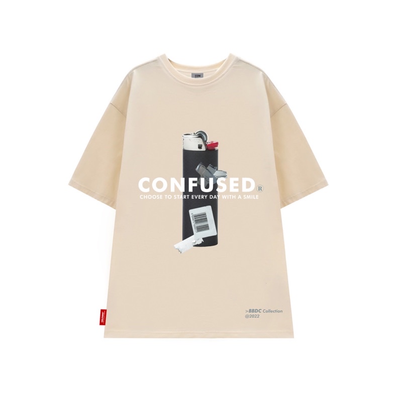 Áo Thun CONFUSED "Babe Don't Cry" basic, sản phẩm mới.