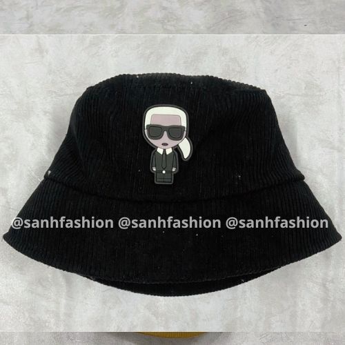 Mũ bucket vành cụp tem thêu Thám Tử Nón tai bèo chất nhung tăm cao cấp thời trang form unisex nam nữ_SÀNH FASHION