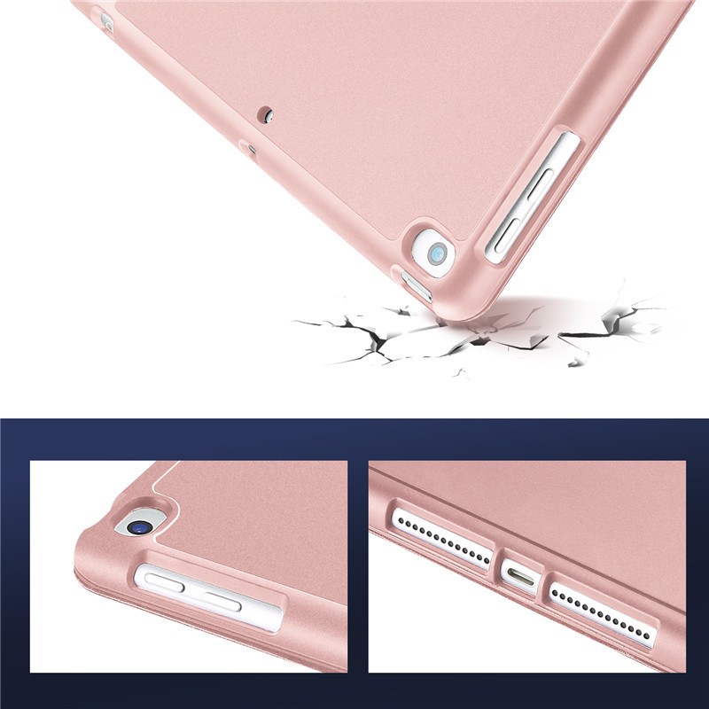 Bao da smart cover lưng dẻo nắp gập 2 tư thế, hỗ trợ đóng mở máy cho iPad Gen 7 2019 / Gen 8 2020 10.2 inch