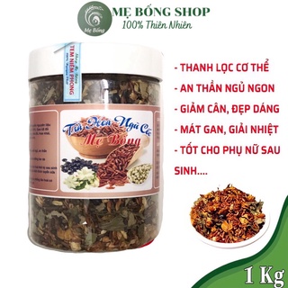 Trà hoa ngũ cốc giảm cân mát gan giảm mỡ bụng thanh lọc cơ thể 1kg _Mẹ Bống