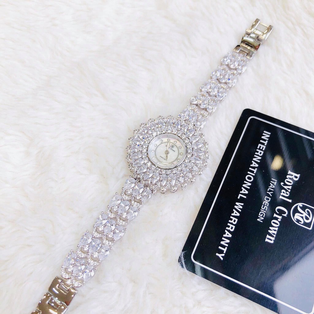 Đồng Hồ Nữ Chính Hãng Dây Kim Loại Royal Crown 6804 Chống Nước Chống Xước | BigBuy360 - bigbuy360.vn