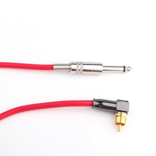 Dây Kẹp Máy Xăm RCA Đầu Phải Và Đầu Silicon Xoay Được