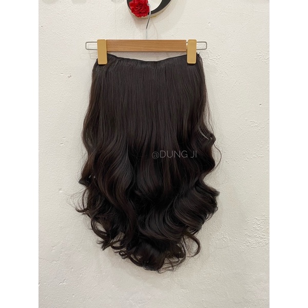 KU23  Tóc kẹp giả chữ U 60cm