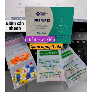 Giảm cân nhanh diet vip yanhee plus 12 x2 thái lan