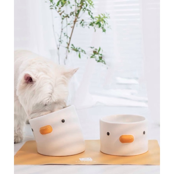 Bát ăn cho chó mèo hình gà BECHON B204