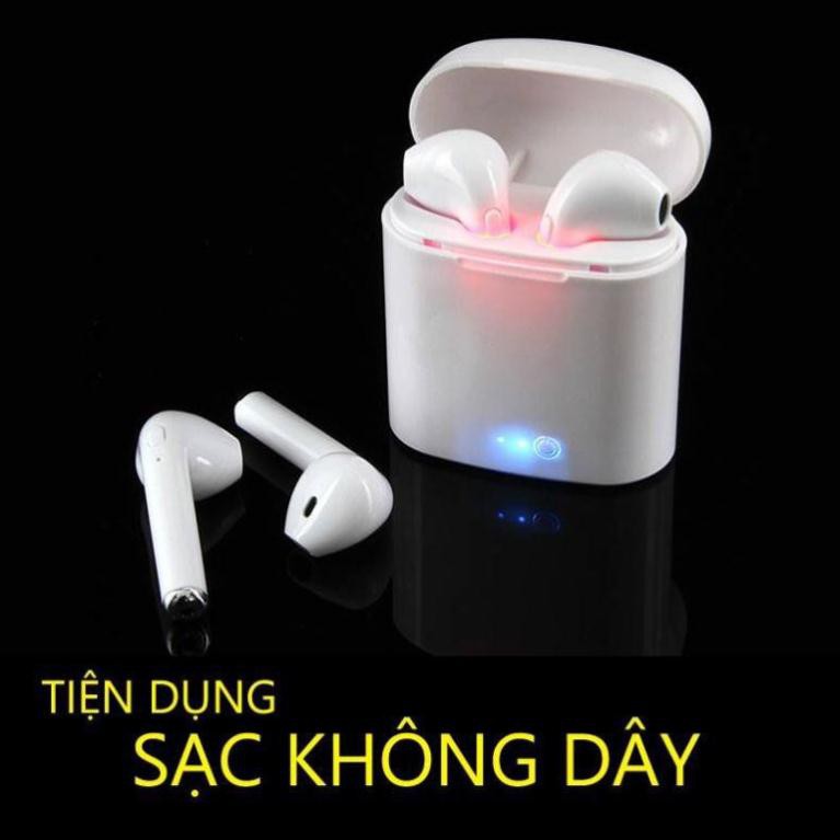 Tai nghe Bluetooth chính hãng I7S hỗ trợ sạc không dây