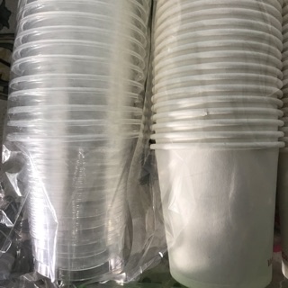 Ly nhựa (cốc) trong, đục dùng trong nha khoa (lốc 50 cái)