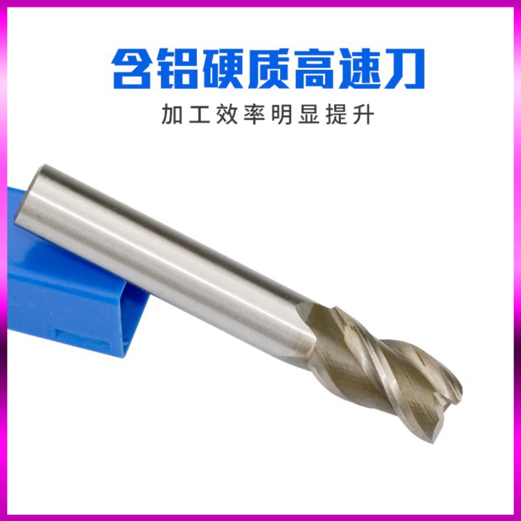 Mũi Phay 4 Rãnh Bằng Thép gió 3-16mm Chuyên Dụng Cho Máy Tiện