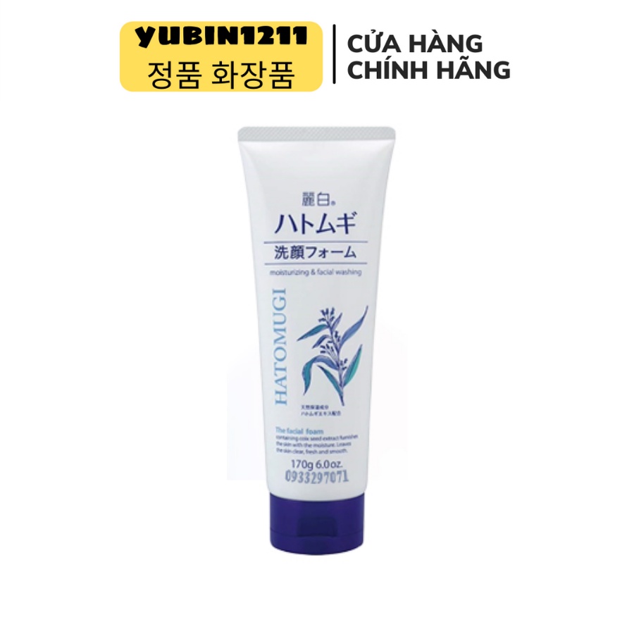Sữa Rửa Mặt Hatomugi Naturie Hạt Ý Dĩ 170g Nhật Bản