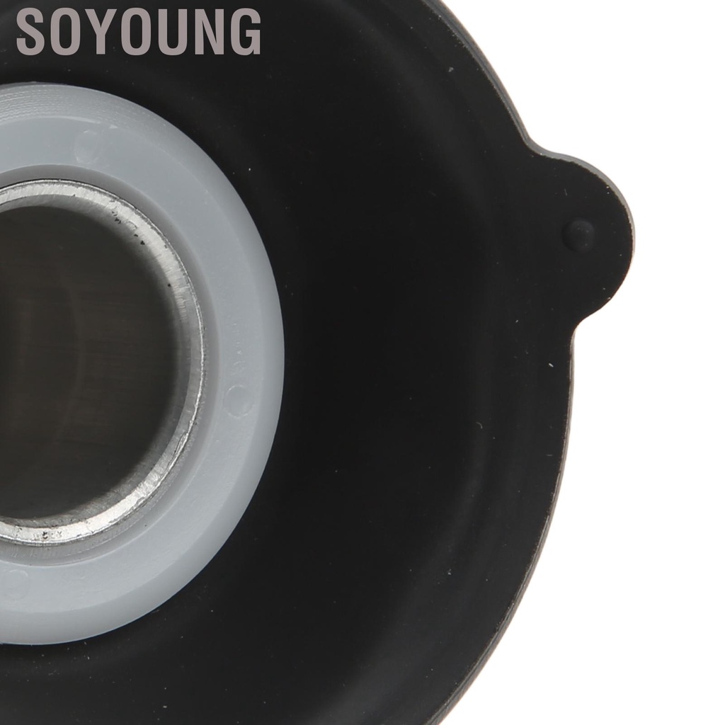 Soyoung 23.9mm Motorbike Carburetor Plunger Diaphragm Black Rubber Replacement for Virago XV250