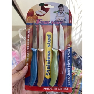 Vỉ 4 dao siêu bén cắt gọt trái cây