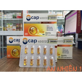 ECAP 400UI - VITAMIN E TỰ NHIÊN