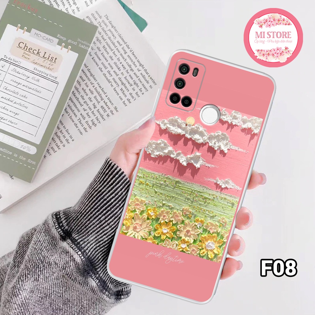 Ốp lưng điện thoại VSMART Joy 3/ Joy 4/ Live 4/ Star 3/ Star 4/ Star 5 in hình đồng hoa vintage nhẹ nhàng