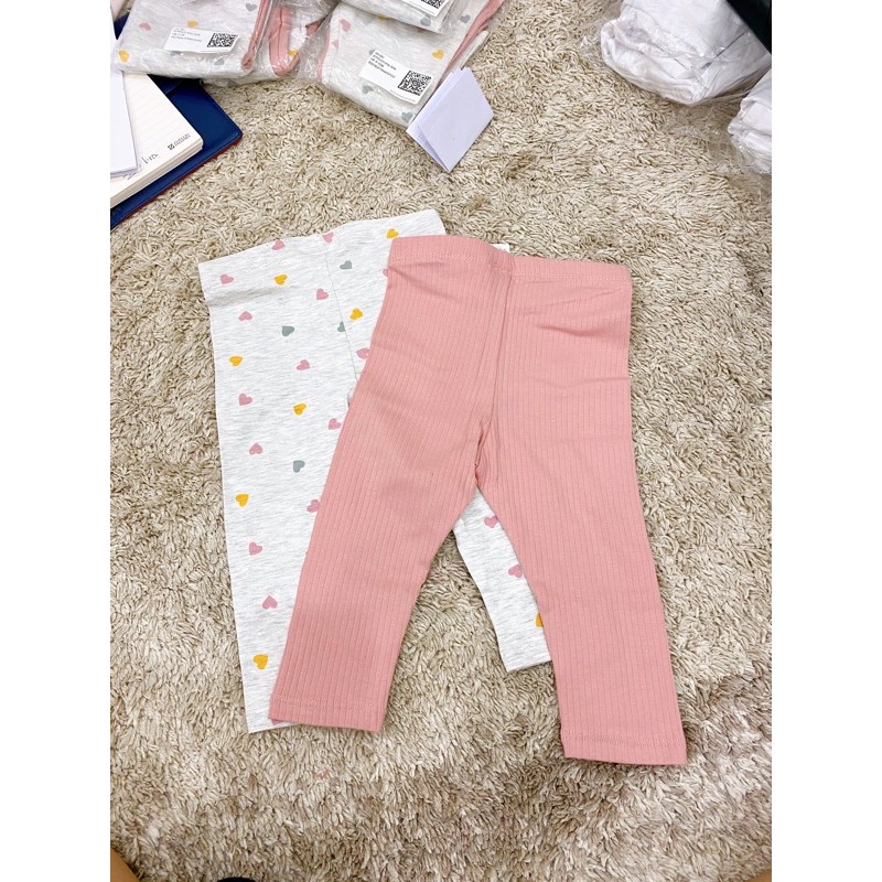 set 2 quần dài bé gái Hm