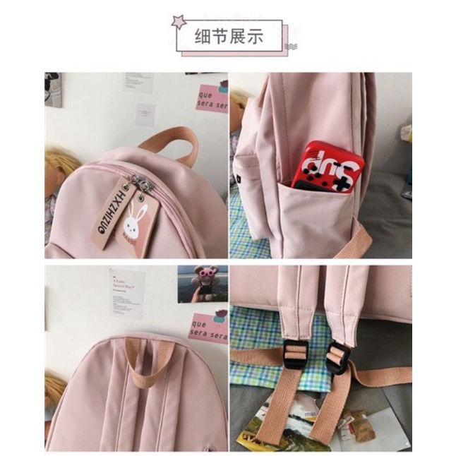 Balo ulzzang đi học, đựng vừa lap LEESTORE