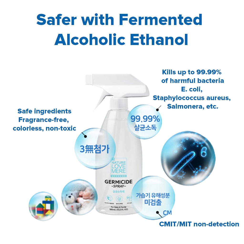 Chai Xịt Khử Trùng Nature Love Mere 70Ml / Chai 500Ml / Toporea / Shipping Từ Hàn Quốc