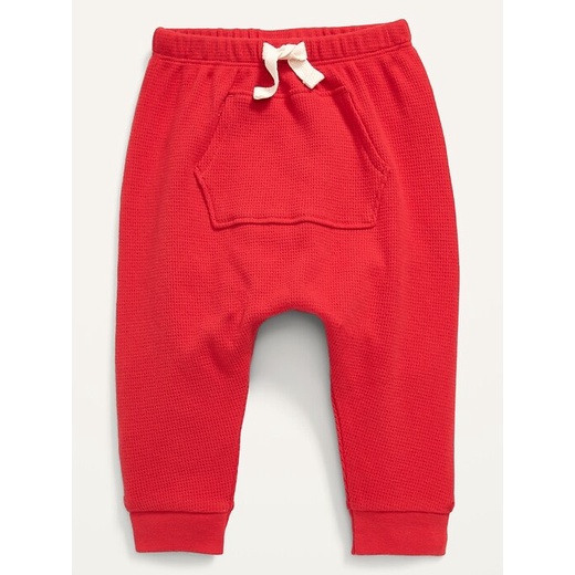 Quần dài cotton hãng Oldnavy đũng rộng cho bé gái/bé trai cao cấp mặc bỉm tiện lợi size 3M,6M,9M,12M,18M,24M