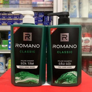 Combo  Tắm+Gội  Romano classic (650g)